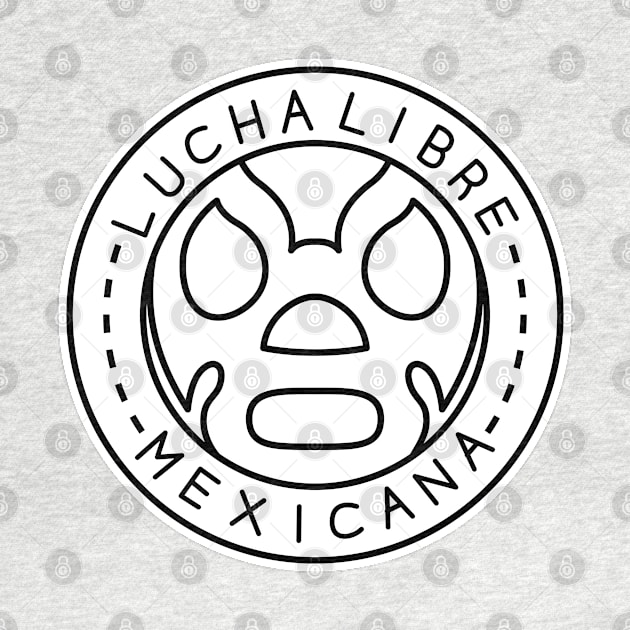 LUCHA LOGO#23mono by RK58